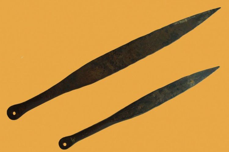 Kunai, salah satu senjata alternatif ninja yang dipakai ketika menghadapi musuh itu kini disimpan di Museum Ninja Iga, Jepang.