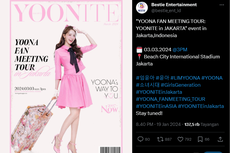 Ketika Yoona SNSD Cicipi Bika Ambon di Fan Meeting di Jakarta