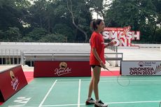 Indonesia Open 2023: Anya Geraldine Main Bulu Tangkis, Lawan Tak Fokus lalu Terjungkal