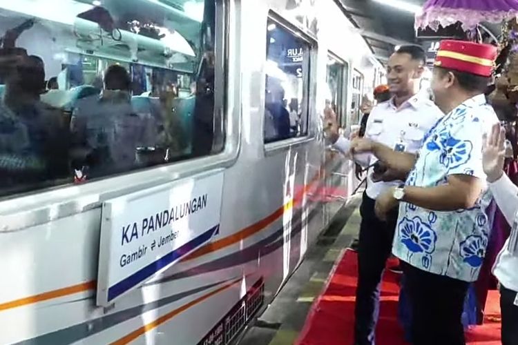 Kereta api pandalungan relasi Jember Jakarta resmi beroperasi sejak 1 Juni 2023