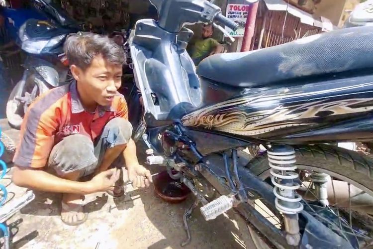 Puluhan Motor Warga Rusak Terendam Banjir di Bandar Lampung, Bengkel Kebanjiran Order