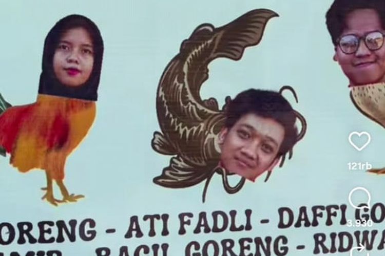 Video Viral Spanduk KKN Untag Surabaya Dikira Warung Penyetan, Ini Ceritanya