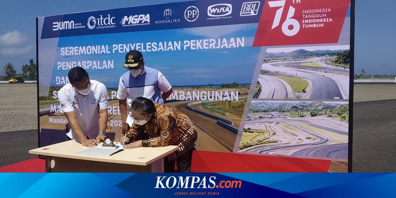 Kado HUT Ke-76 RI, 17 Tikungan Sirkuit MotoGP Mandalika Selesai Diaspal - Vimarsana News