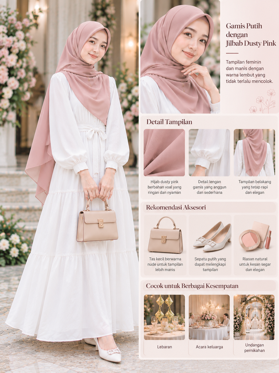 Dusty Pink, Cocok untuk Tampilan Feminin