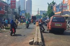 Satu Lajur Jalan Ir Juanda Bekasi Ditutup untuk Berjualan Sayur, Bikin Macet Tiap Pagi