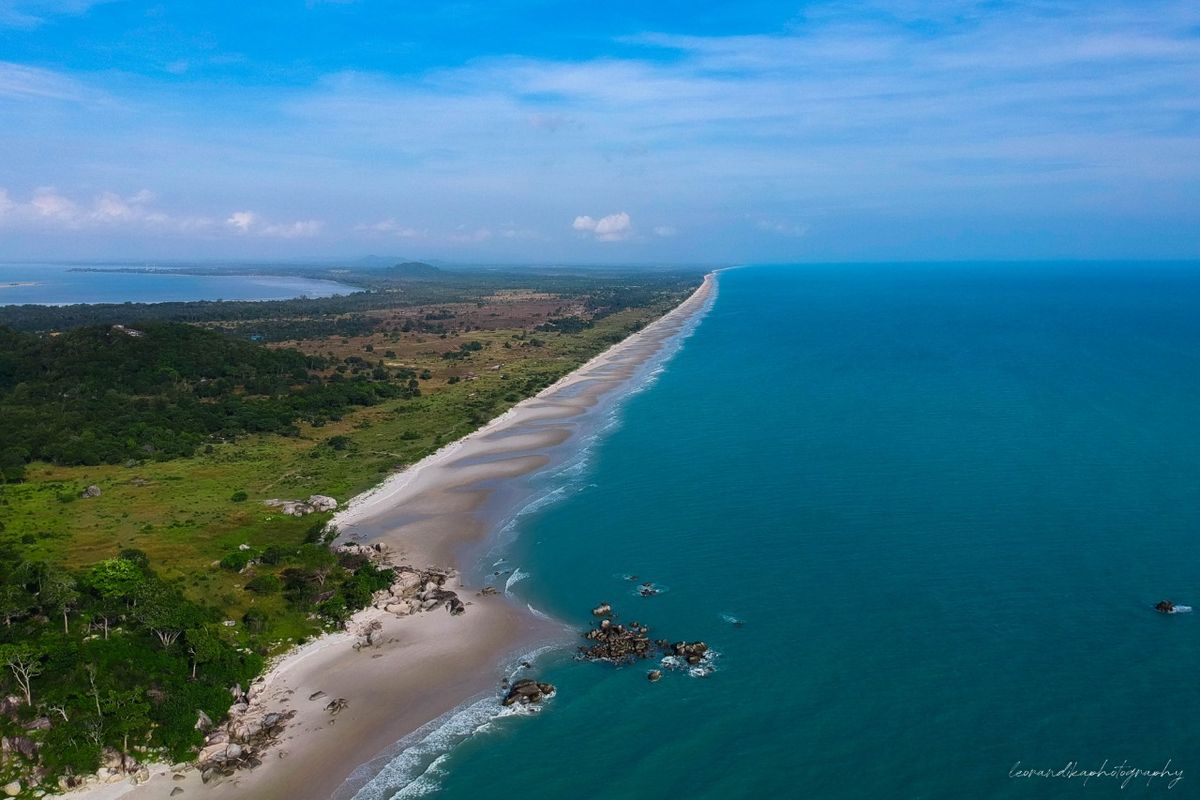 Pariwisata laut di Babel dari ketinggian