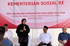Mensos Serahkan 11 Rumah Tahan Gempa untuk Warga Aceh Timur