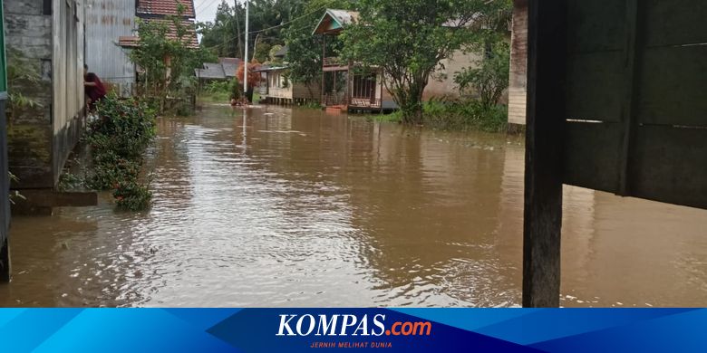 Banjir di Kotawaringin Timur Putus Jalan Penghubung Antardesa, Jembatan Darurat Dibangun
