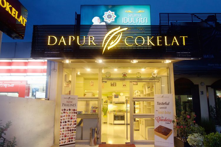 Outlet Dapur Cokelat Ahmad Dahlan, Jakarta Selatan. 