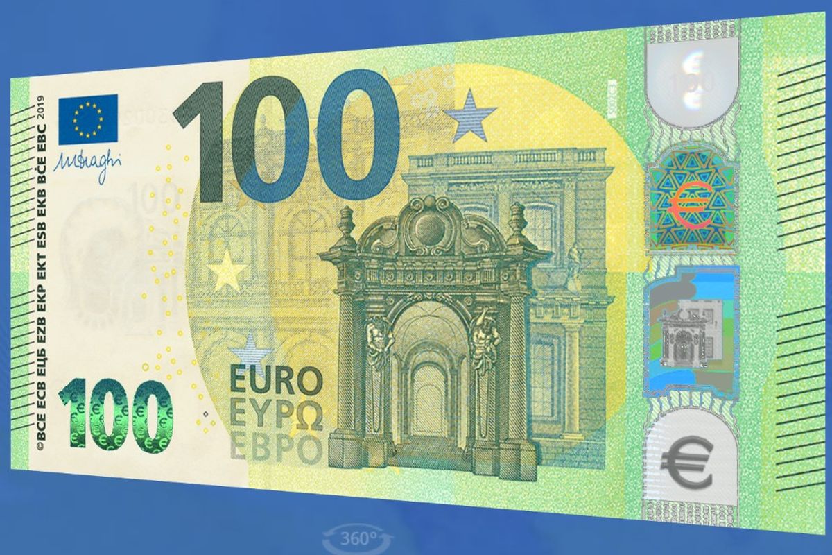 Euro sebagai mata uang Spanyol yang baru.