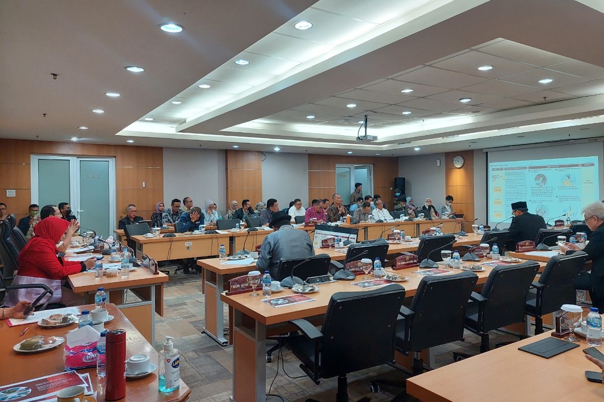Suasana saat Komisi B DPRD DKI Jakarta menggelar rapat dengan agenda penjelasan rencana kerja PT Jakarta Propertindo (Jakpro), Selasa (31/1/2023).