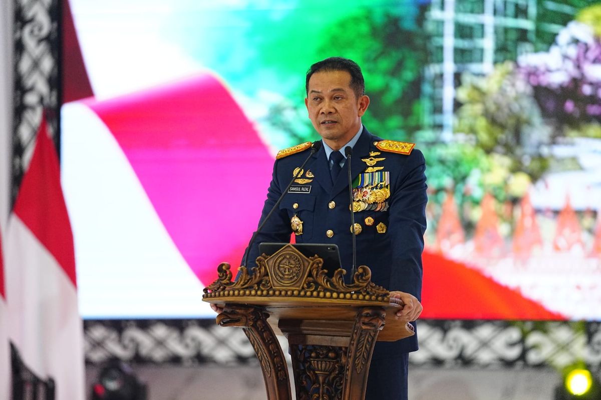 Marsekal Madya Samsul Rizal, jenderal yang bertanggung jawab untuk mencetak sumber daya manusia (SDM) pengelolaan dapur untuk program makan bergizi gratis.