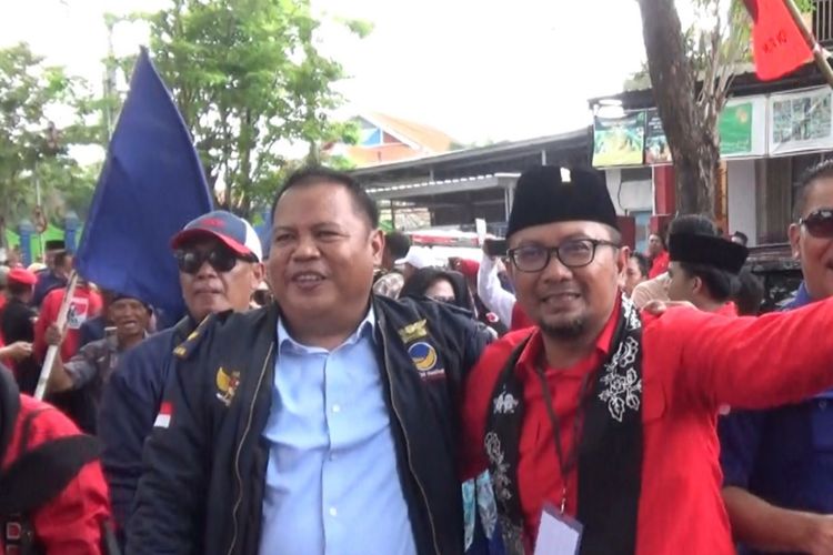 Kader PDIP dan Partai Nasdem Banyuwangi kompak bersama 