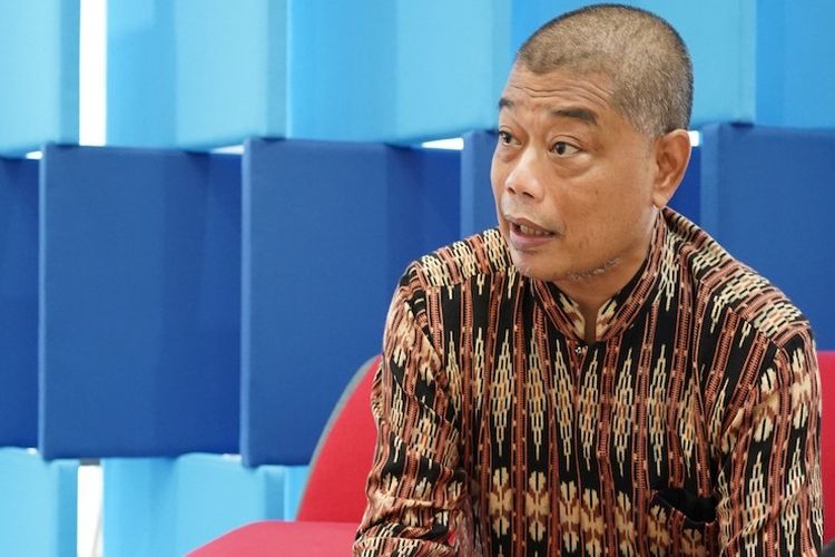 Staff Khusus Dewan Pengarah BPIP, Romo Benny Susetyo di Gedung Kompas 