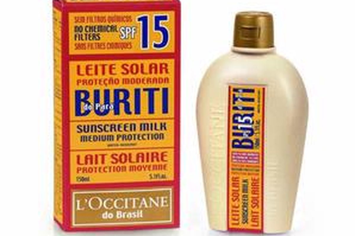 L'Occitane Buriti Sunscreen Milk Medium Protection SPF 15 
