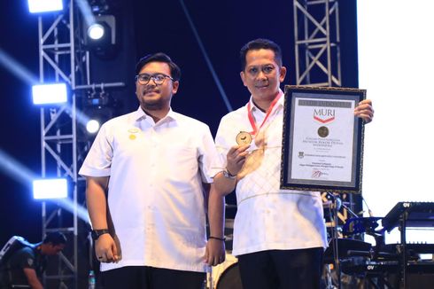 Pj Bupati Tangerang Andi Ony Terima Penghargaan Rekor Muri