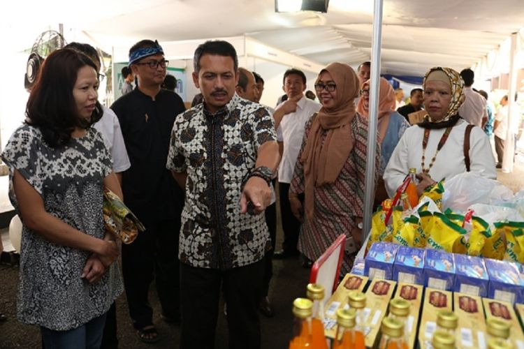 Kementerian Perdagangan menggelar Bazar Ramadan pada 30 dan 31 Mei 2018 di lingkungan kantor Direktorat Metrologi Kementerian Perdagangan, Bandung, Jawa Barat.