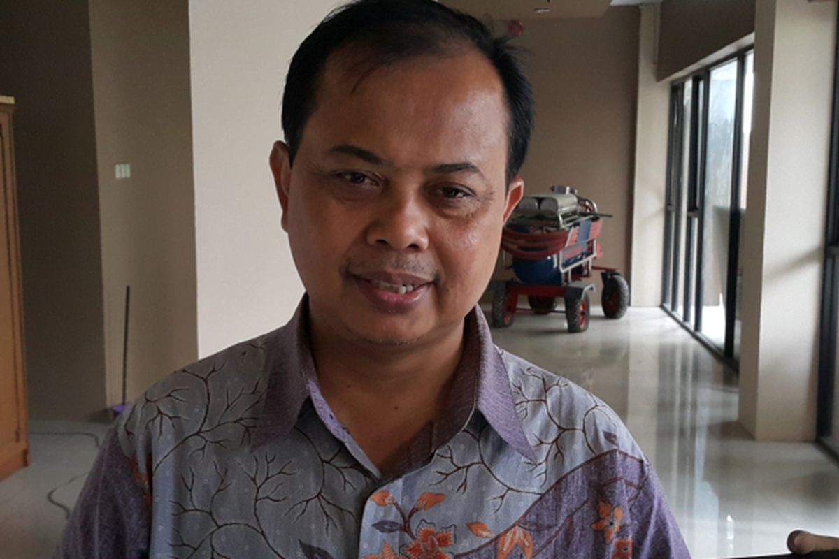 Ketua KPU DKI Jakarta Sumarno di Kantor KPU DKI, Jalan Salemba Raya, Jakarta Pusat, Kamis (17/3/2017).