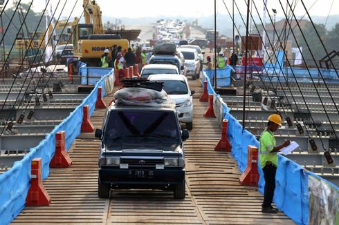 Jembatan Kalikuto Dibuka, Kecepatan Kendaraan Maksimal 10 Km Per Jam