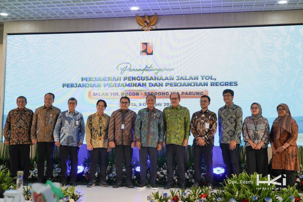 PT Hutama Karya Infrastruktur (HKI) membangun Jalan Tol Bogor?Serpong via Parung sebagai akses cepat yang menghubungkan wilayah Bogor, Depok, dan Tangerang Selatan.