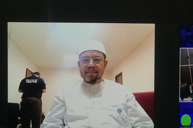 Pendiri sekaligus mantan Presiden Yayasan Aksi Cepat Tanggap (ACT), Ahyudin menghadiri sidang tuntutan secara virtual dari Rumah Tahanan Negara (Rutan) Badan Reserse Kriminal (Bareskrim) Polri Selasa (27/12/2022).