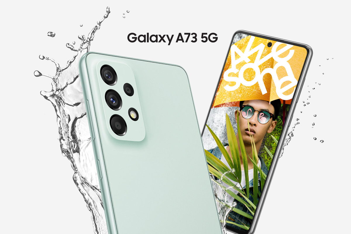 Samsung Galaxy A73 5G resmi meluncur di Indonesia.