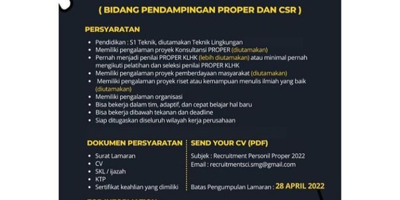 Bagaimana Bisa? BUMN Sucofindo Buka Lowongan untuk  S1 Jurusan Teknik, Ini Persyaratannya