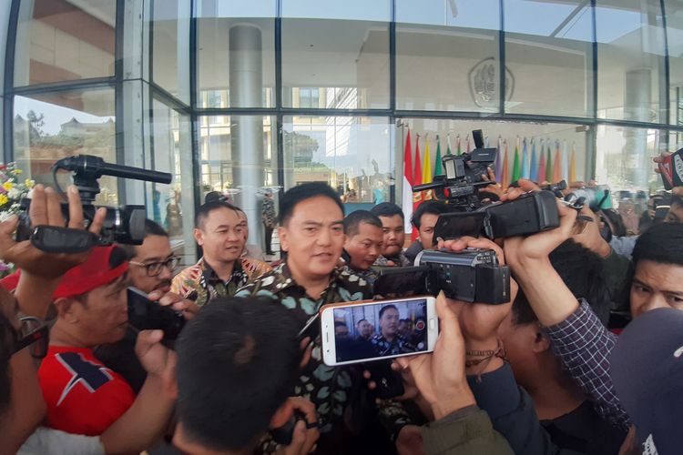 Kepala Divisi Humas Polri Irjen. Pol. Muhammad Iqbal, di kampus Unpad Jatinangor, Sumedang, Rabu (14/8/2019). AAM AMINULLAH/KOMPAS.com