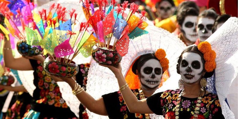 Dia de los muertos, festival kematian di Meksiko.