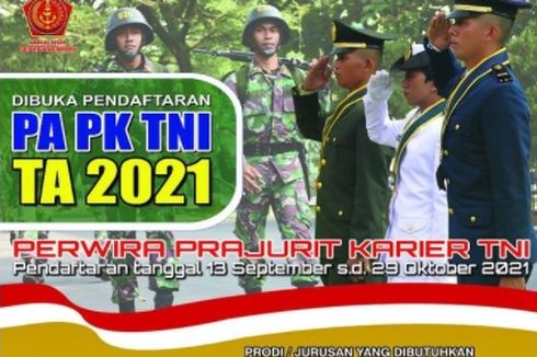 TNI Buka Rekrutmen Perwira Prajurit Karier bagi Lulusan D4-S1