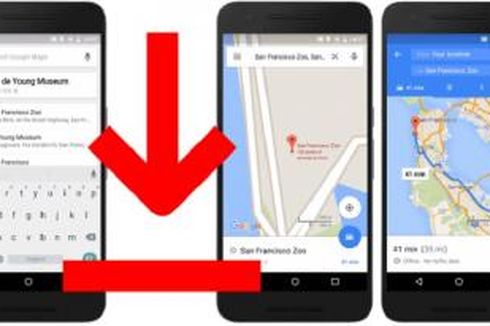 Cara Pakai Google Maps Tanpa Internet di Android