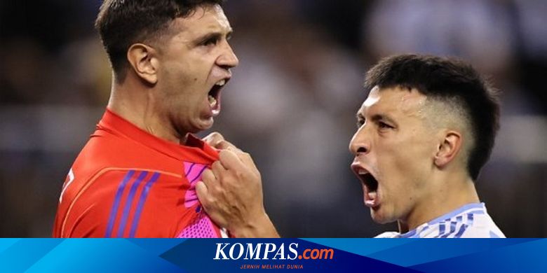 Hasil Argentina Vs Ekuador, Gagalnya Tendangan Panenka Messi dan Aksi Heroik Emi Martinez - Kompas | Arenanews-1