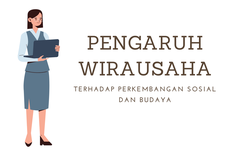 Adakah Pengaruh Wirausaha terhadap Perkembangan Sosial dan Budaya?