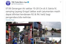 [UPDATE] 23 Jalan di Jakarta Barat yang Masih Terendam pada Selasa Pagi