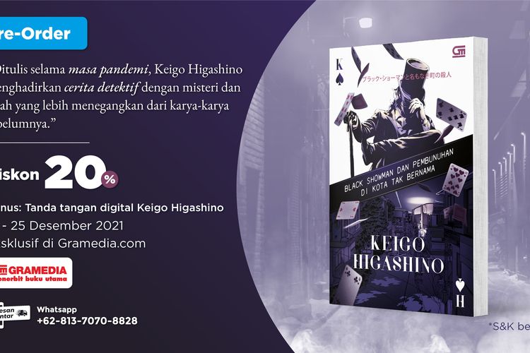 Pre-Order Novel Terbaru Keigo Higashino di Gramedia.com