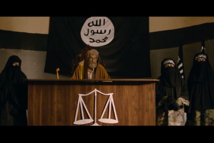 Salah satu adegan serial Ramadhan Black Crows yang disiarkan sebuah jaringan televisi di Uni Emirat Arab.