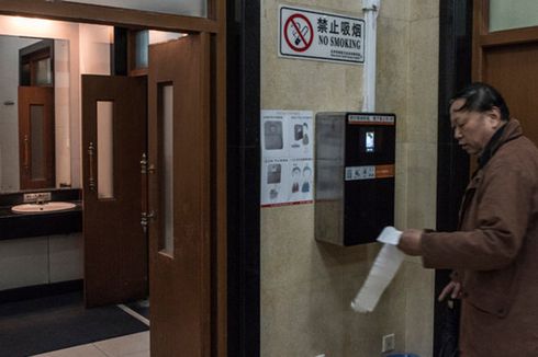 Cegah Pencurian Tisu, China Pasang Pemindai Wajah di Toilet Umum