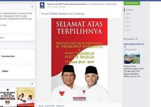 Facebook PAN Sebar Ucapan Selamat Terpilihnya Prabowo-Hatta