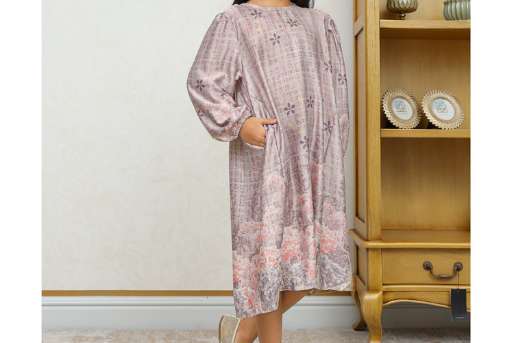 Mesha Dress dari  merek Geulis.id,model baju Lebaran 2024 anak perempuan
