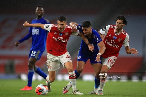 Arsenal Vs Leicester, Vardy Buat 10 Pemain The Gunners Batal Menang