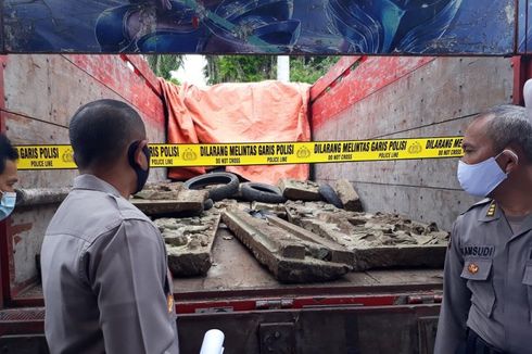Curi Relief di Makam Tionghoa dan Dijual Rp 400.000 Per Potong, 4 Warga Kediri Ditangkap Polisi