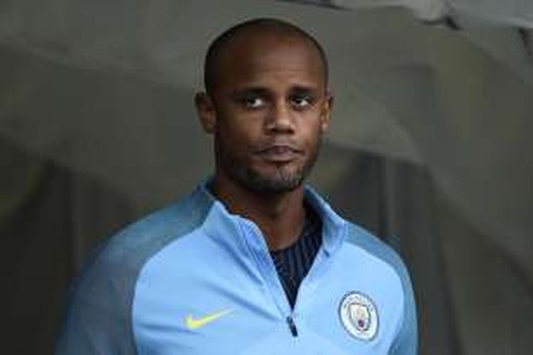 Kapten Manchester City, Vincent Kompany. 