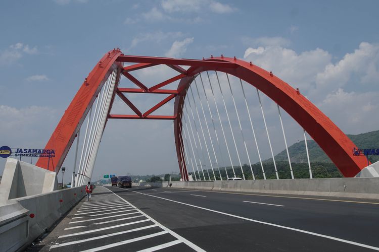 Jembatan Kali Kuto, Batang, Jawa Tengah, Kamis (23/5/2019).