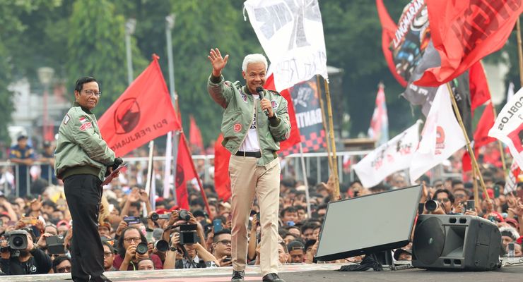 Ganjar Ucapkan Terima Kasih ke Jokowi meski Tak Mendampingi Selama 75 Hari Kampanye
