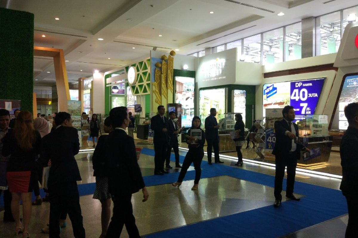 Pameran properti REI EXPO 2017, di Jakarta Convention Center (JCC) Senayan, Senin (15/4/2017).