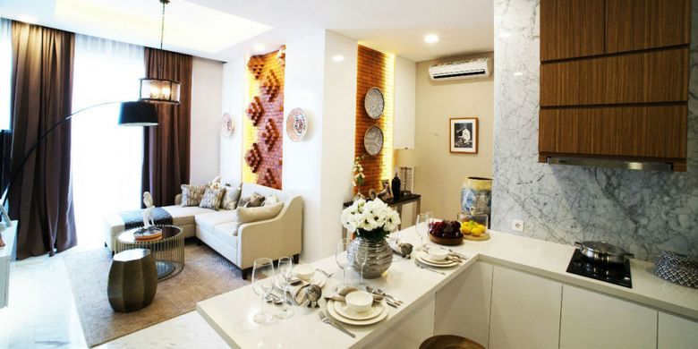 Desain interior Synthesis Residence Kemang.