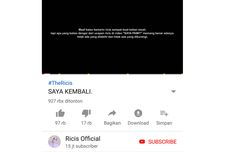 Setelah "Saya Pamit", Ria Ricis Rilis "Saya Kembali""