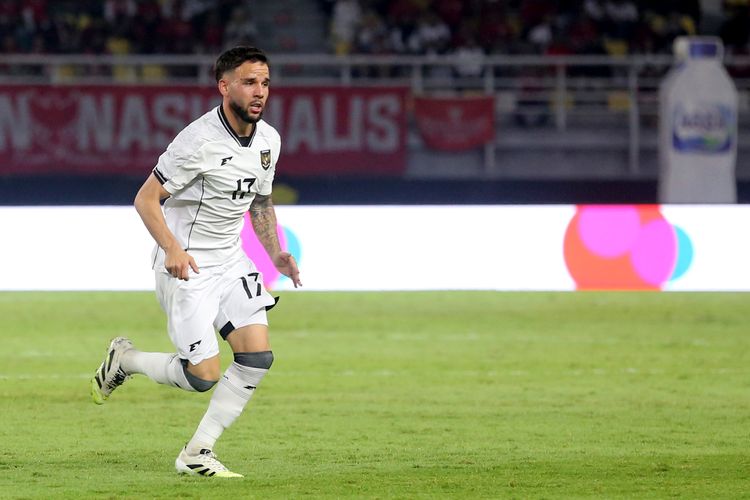 Pemain timnas Indonesia Calvin Verdonk.