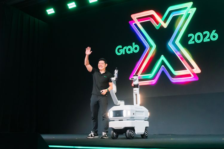 Group Chief Executive Officer (CEO) dan Co-founder Grab Anthony Tan pada ajang GrabX 2026 di Jakarta, Rabu (8/4/2026). 