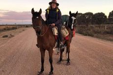 Hindari Tekanan Hidup, Wanita di Australia Ini Berkuda Tempuh Jarak 4.500 Km